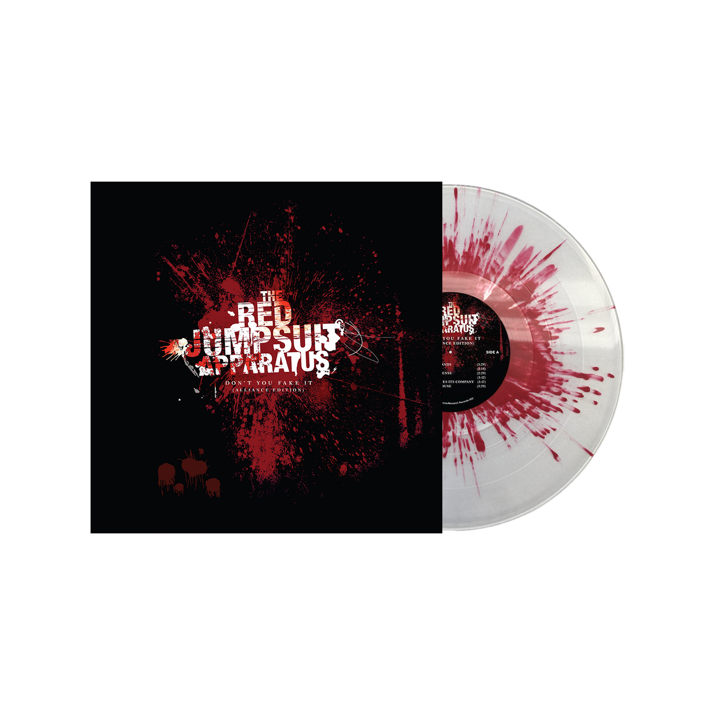 Don't You Fake It - 140g Clear w/ Red Splatter