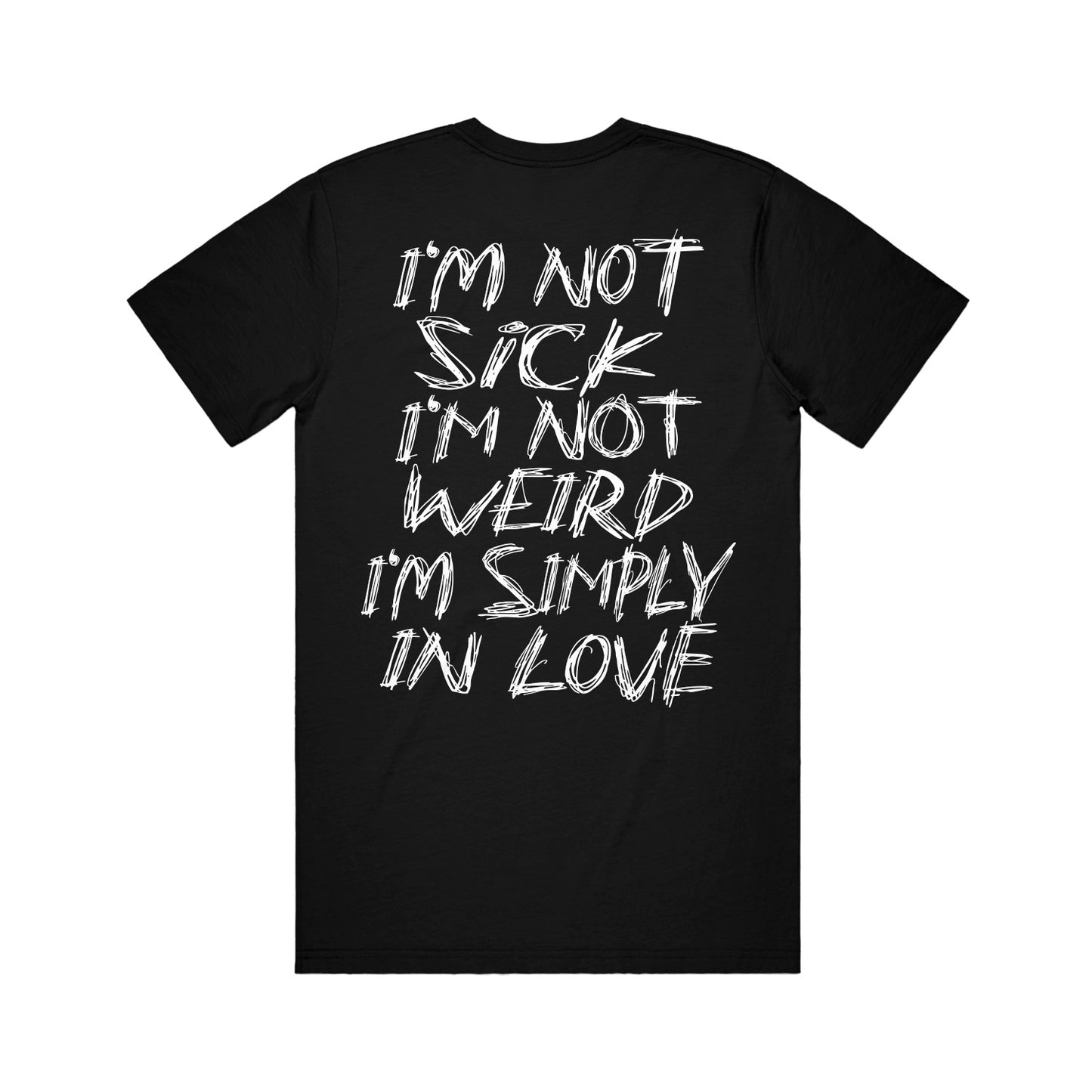 the red jumpsuit apparatus Home Improvement Black Tee back
