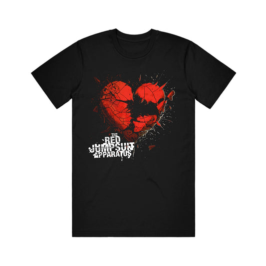 the red jumpsuit apparatus Home Improvement Black Tee front
